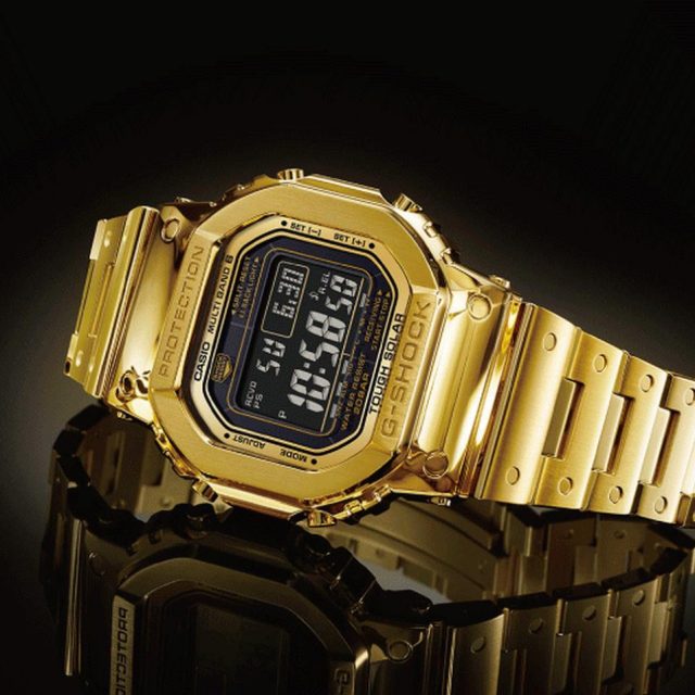 G-SHOCK35周年スペシャルモデル限定35本の「金無垢G-SHOCK」