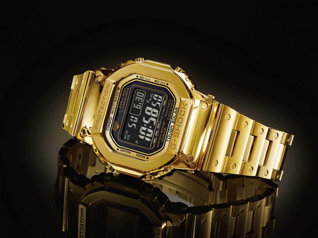 G-SHOCK35周年スペシャルモデル限定35本の「金無垢G-SHOCK」