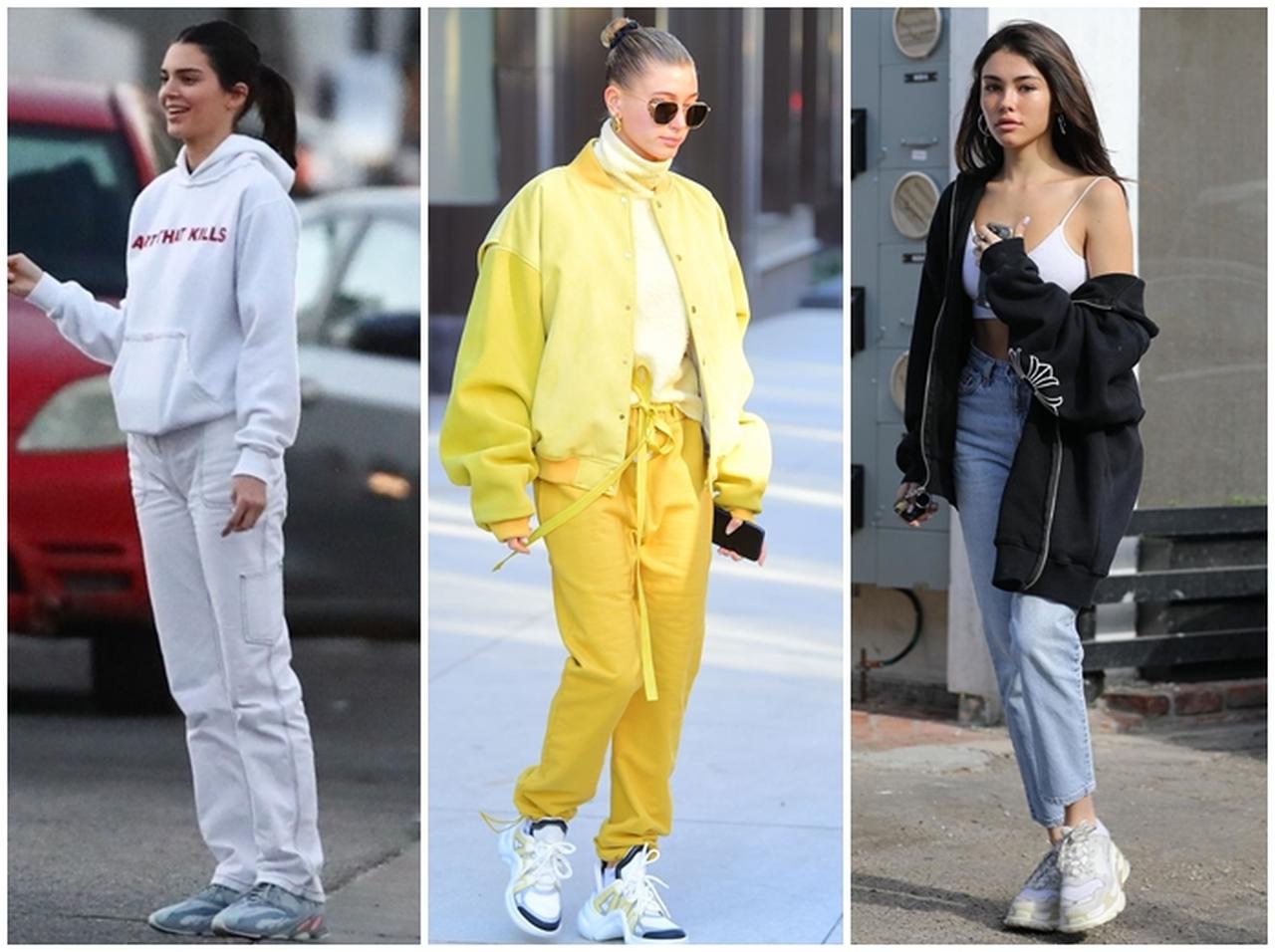 ハイテクスニーカーの春のおしゃれコーデ!人気セレブがお手本