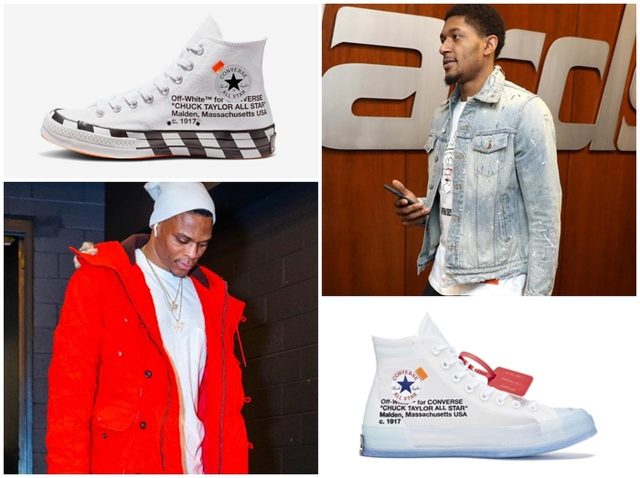 コンバース×オフホワイトを愛用するセレブ【今セレブが履くスニーカー】