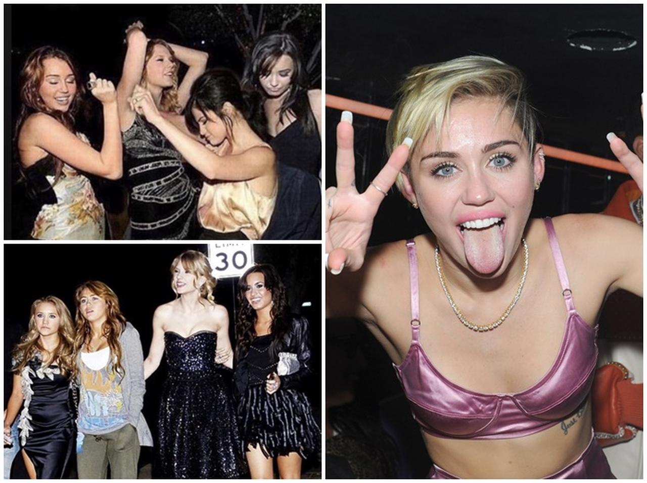 マイリー・サイラスが「貴重写真」を大量放出、セレーナ&テイラー、デミ、ヴァネッサetc