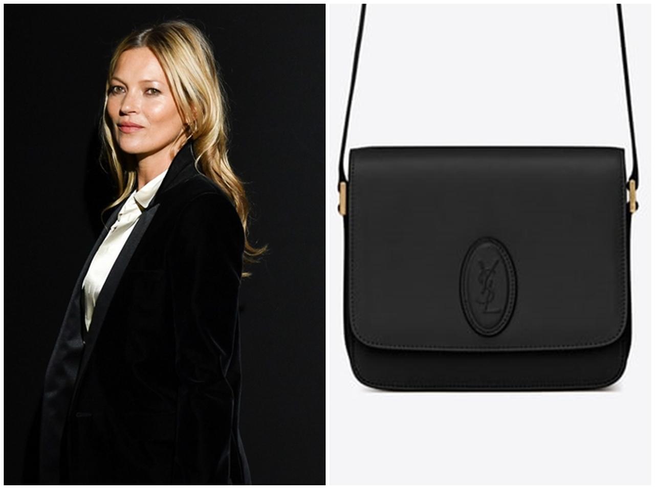 サンローランの新作ショルダーバッグをケイト・モスが愛用!