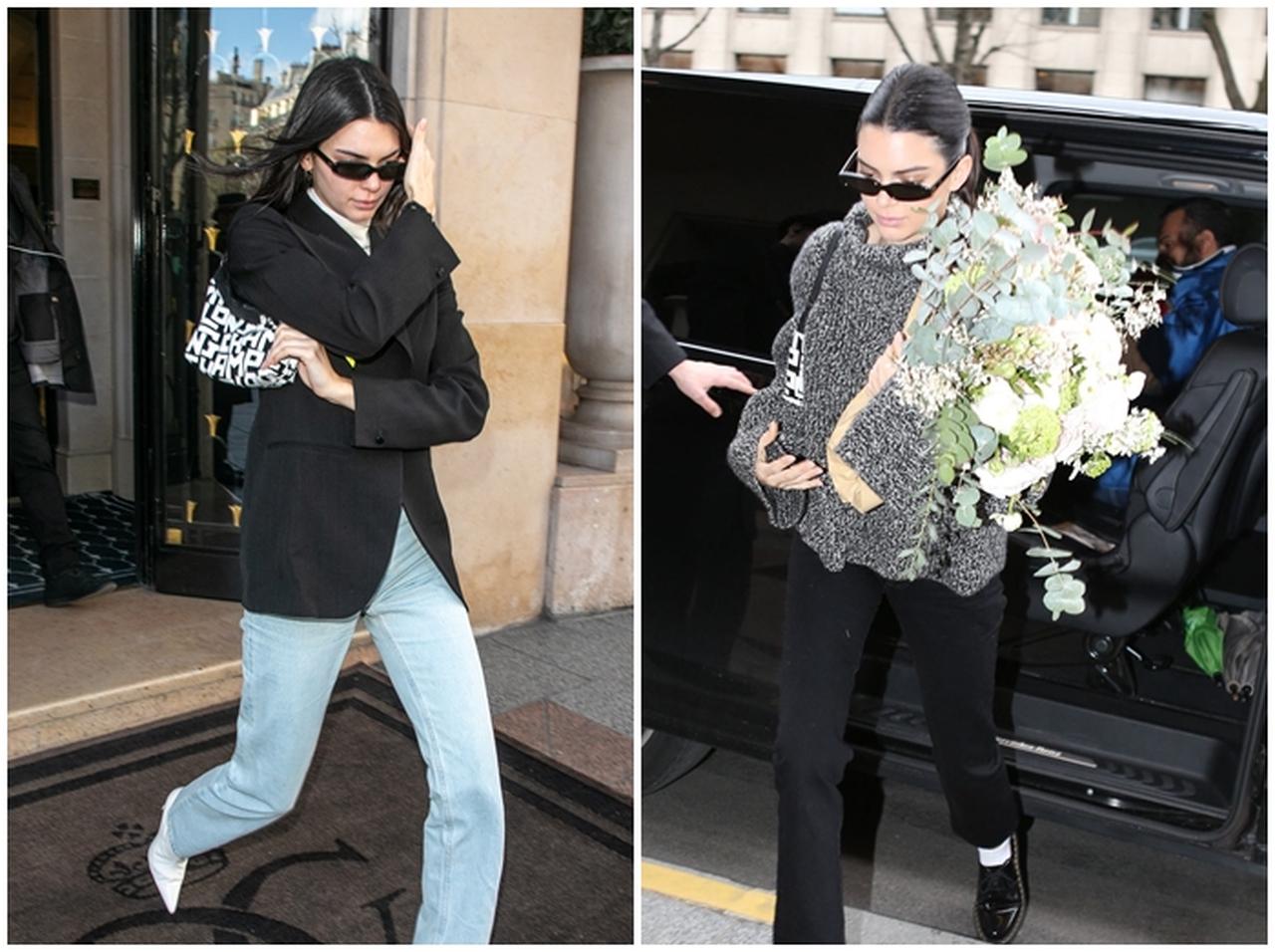 ケンダル・ジェンナーがロンシャンのロゴバッグをヘビロテ♡