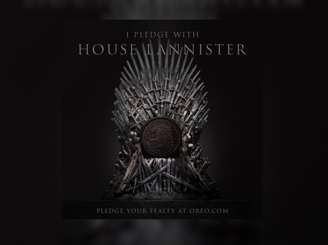 オレオ×『ゲーム・オブ・スローンズ』のコラボが夢のようだと話題