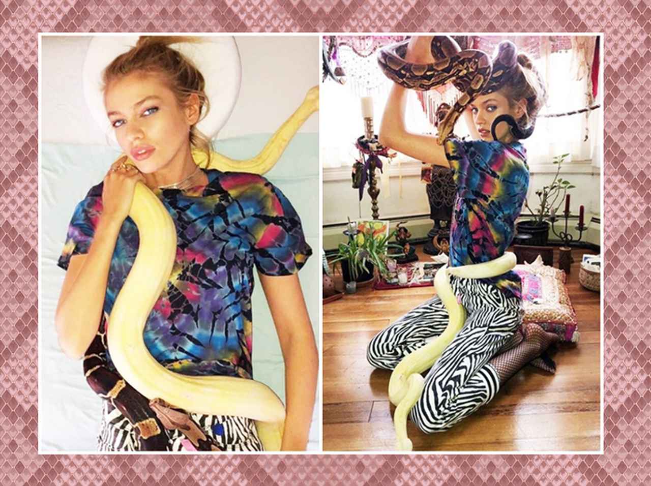 ヴィクシーモデルのステラ・マックスウェルがハマる「蛇マッサージ」が気になる