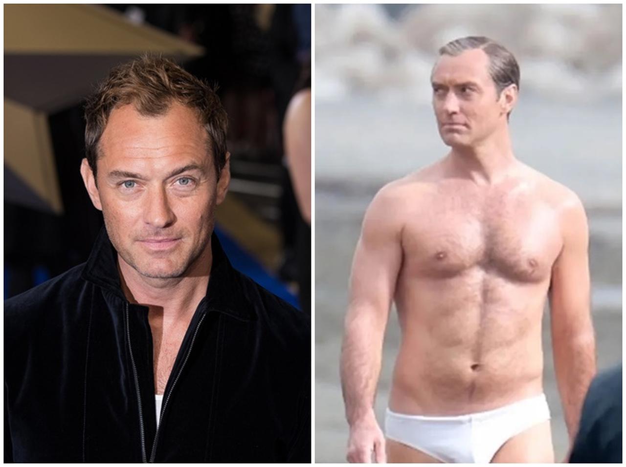 ジュード・ロウ、純白のSpeedoで「裸祭り」【写真アリ】