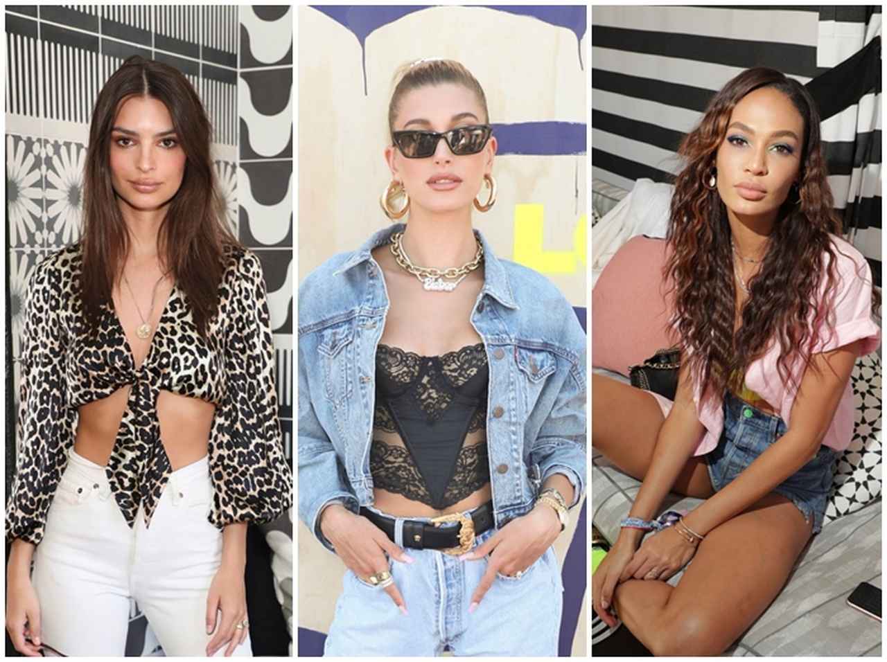 リーバイスのデニムがフェスでオシャレセレブたちに大人気♡