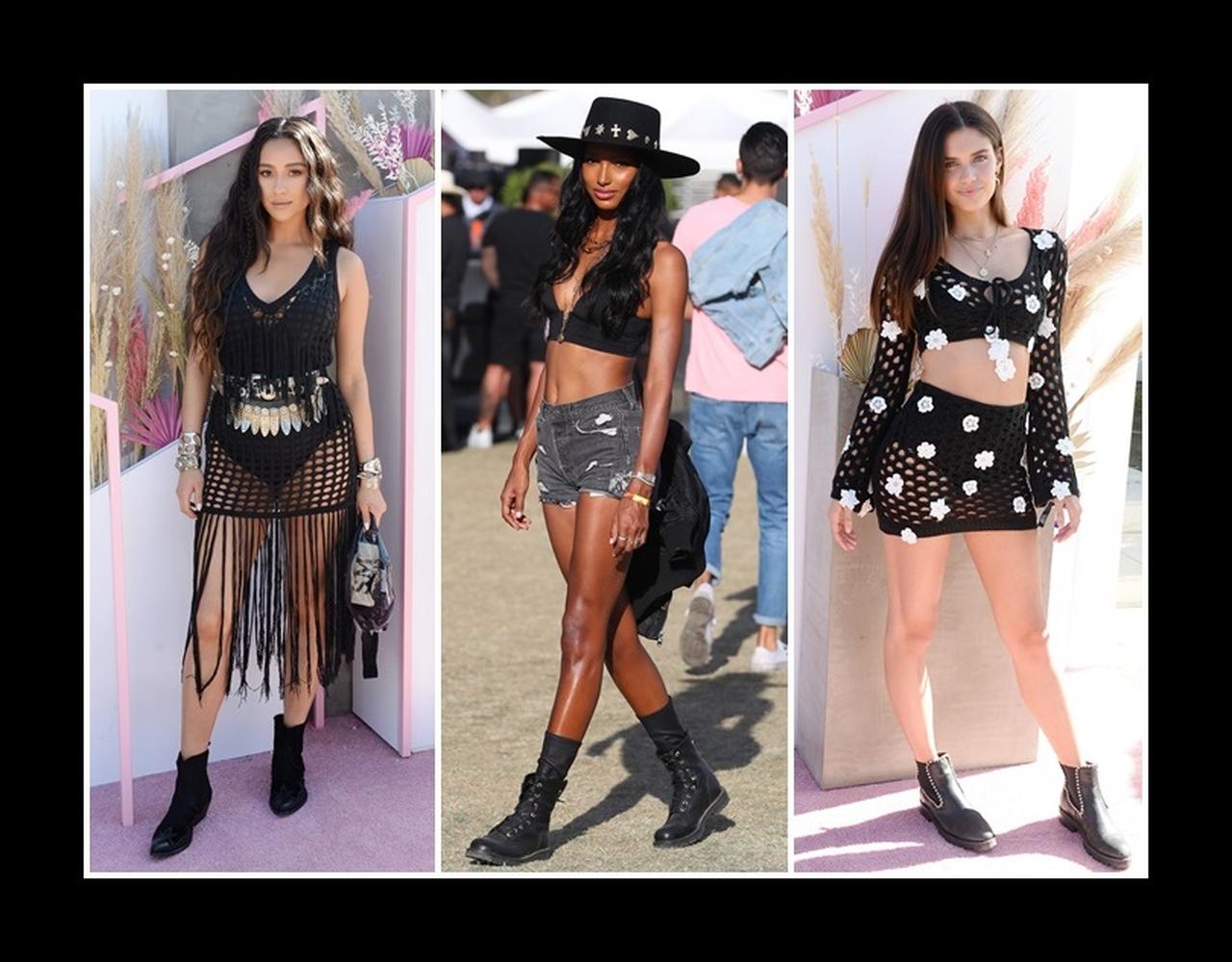 フェストレンドの発信源、コーチェラで今年多かったのは「黒コーデ」