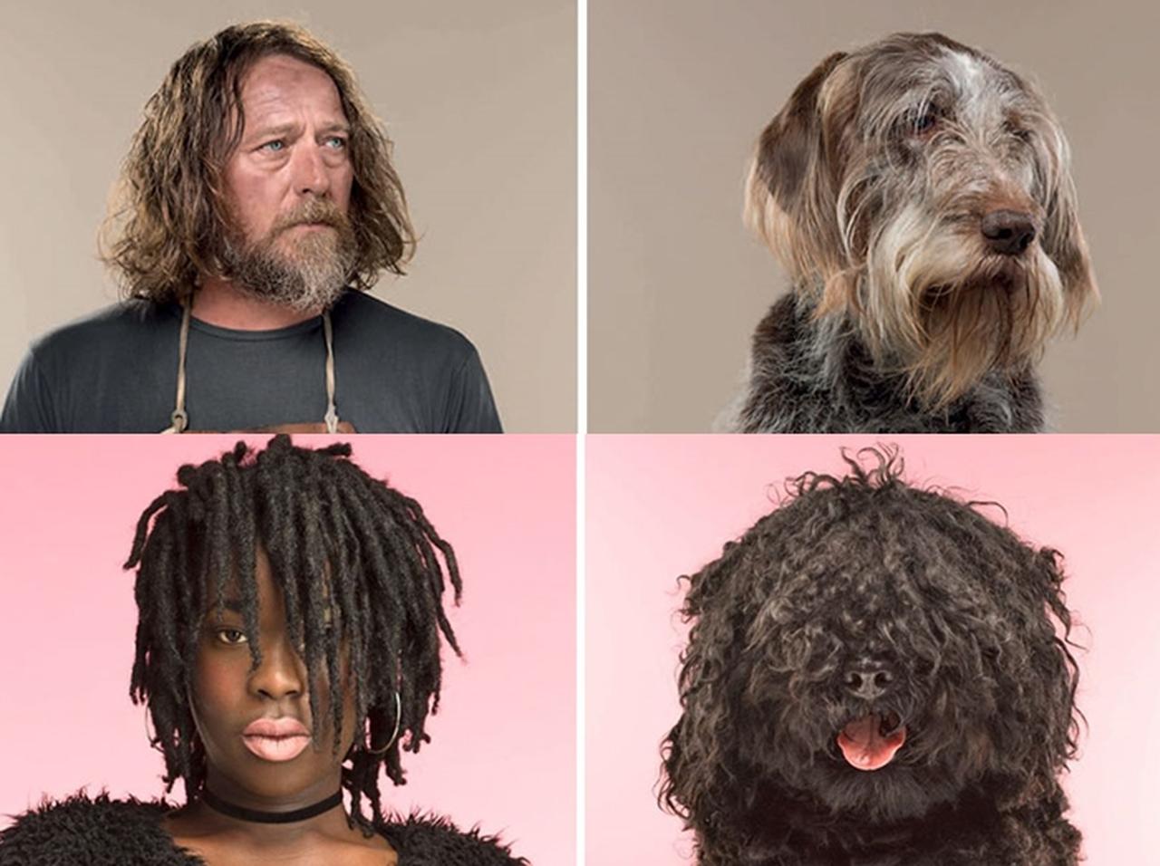 飼い主と愛犬の写真を並べてみたらびっくりするほど似ていた件