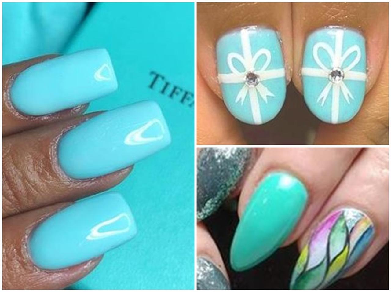 「ティファニーネイル」でティファニーカフェに♡気分を盛り上げるネイルデザイン集