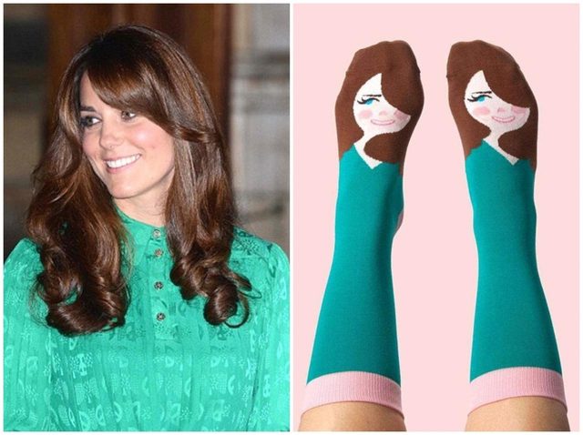 つま先にロイヤル！キャサリン妃＆メーガン妃がモチーフの「靴下」が可愛すぎ