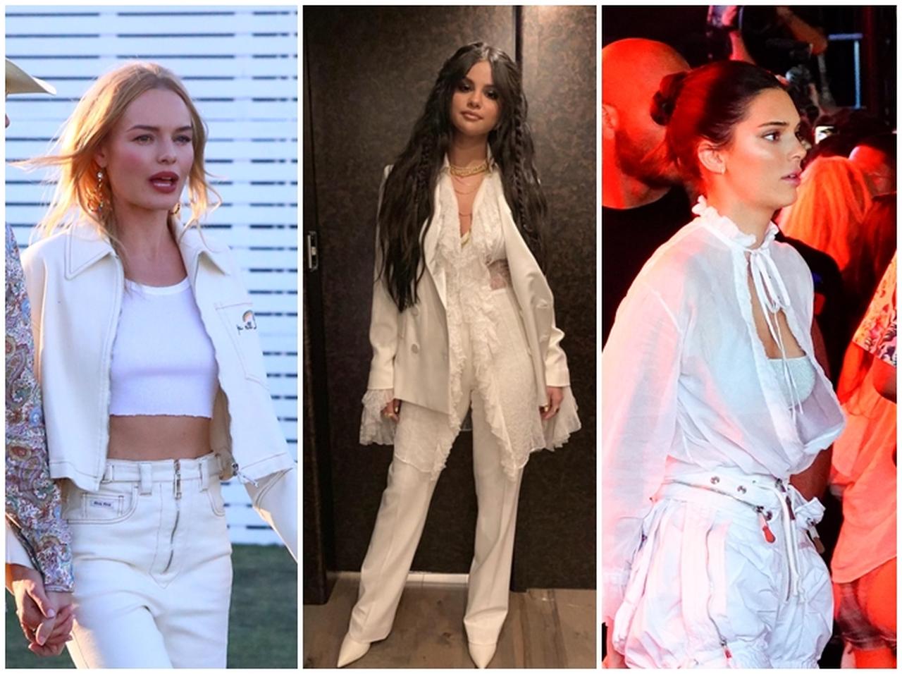 コーチェラフェス・ファッション、セレーナ、ケンダルら人気セレブはホワイトコーデ！