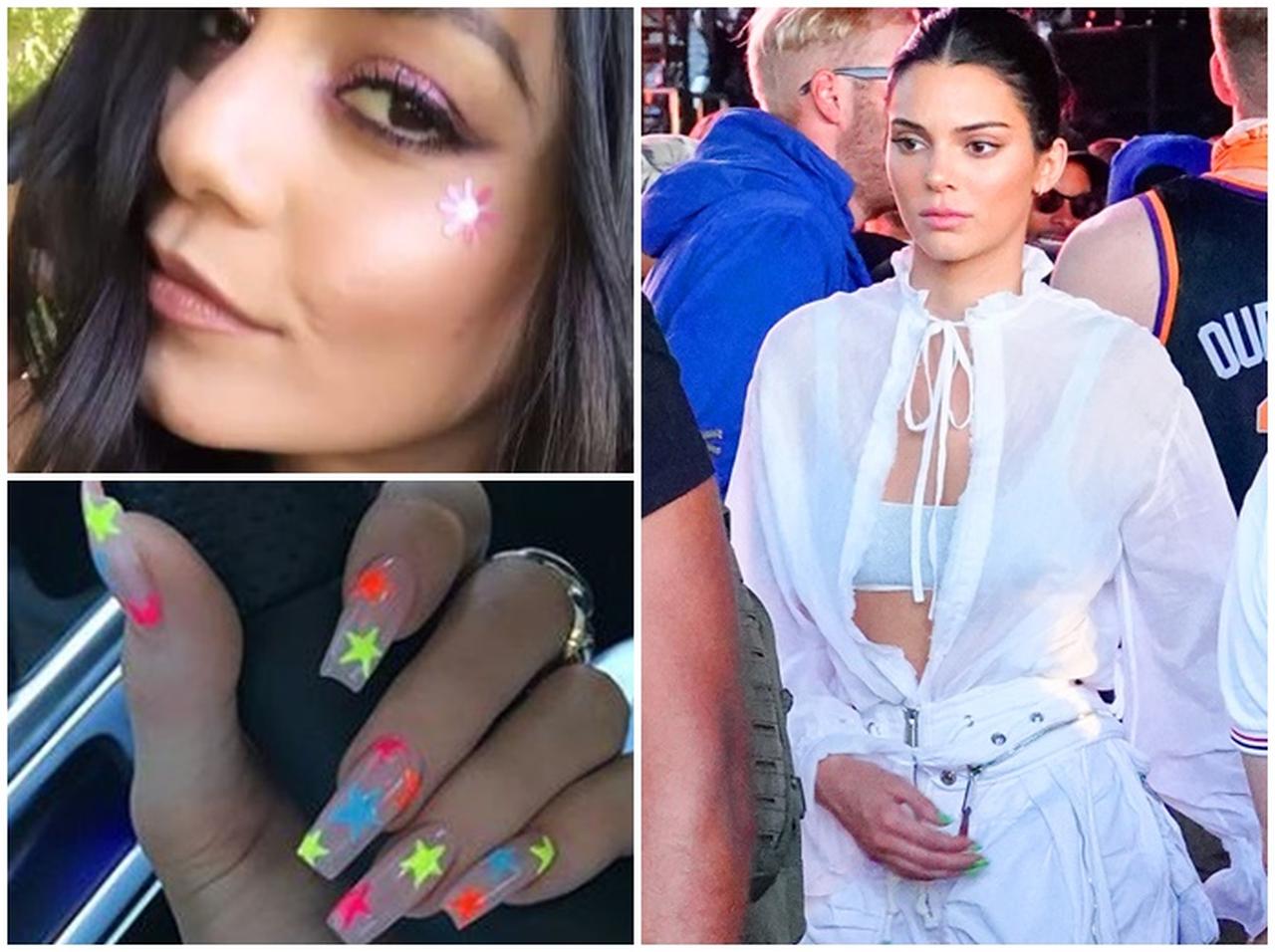 セレブたちのコーチェラフェス、ヘアメイク＆ネイルをチェック！