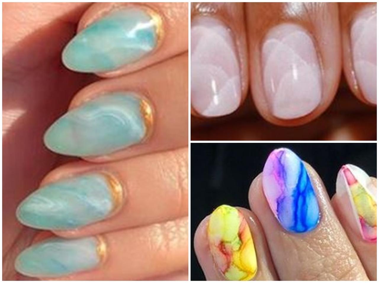 まるで本物！海外でトレンドの「天然石ネイル」がオシャレで夏にぴったり