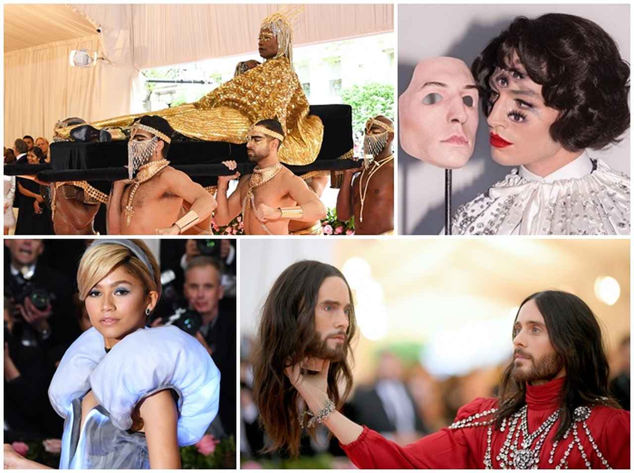 【メットガラ2019】太陽神から生首まで、話題をさらった衣装まとめ