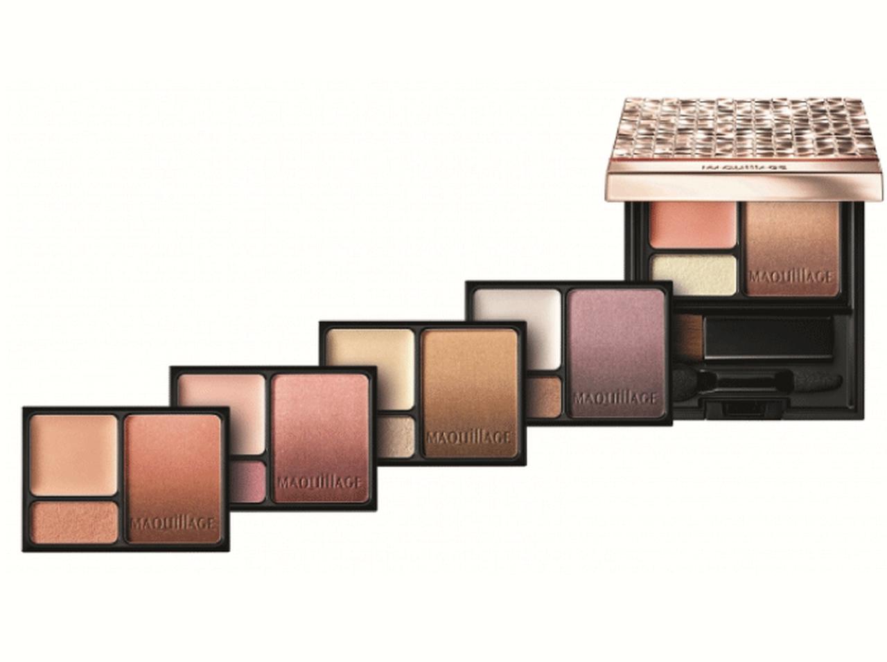 マキアージュより、瞳の色になじんで目を大きく見せるアイシャドウ