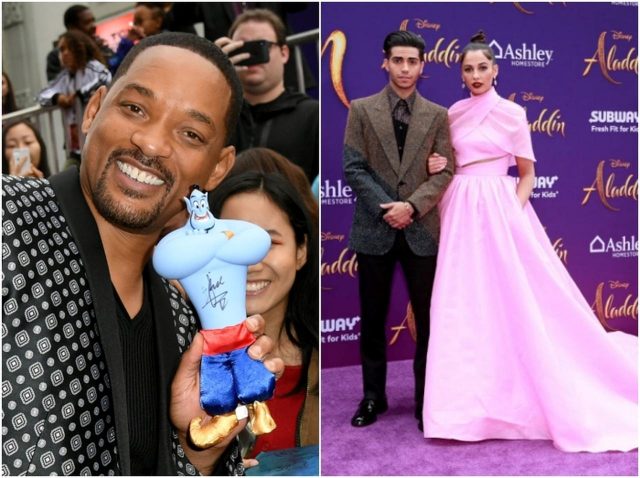 『アラジン』プレミアにウィル・スミス一家が集結！妻が「ジーニー」に扮する
