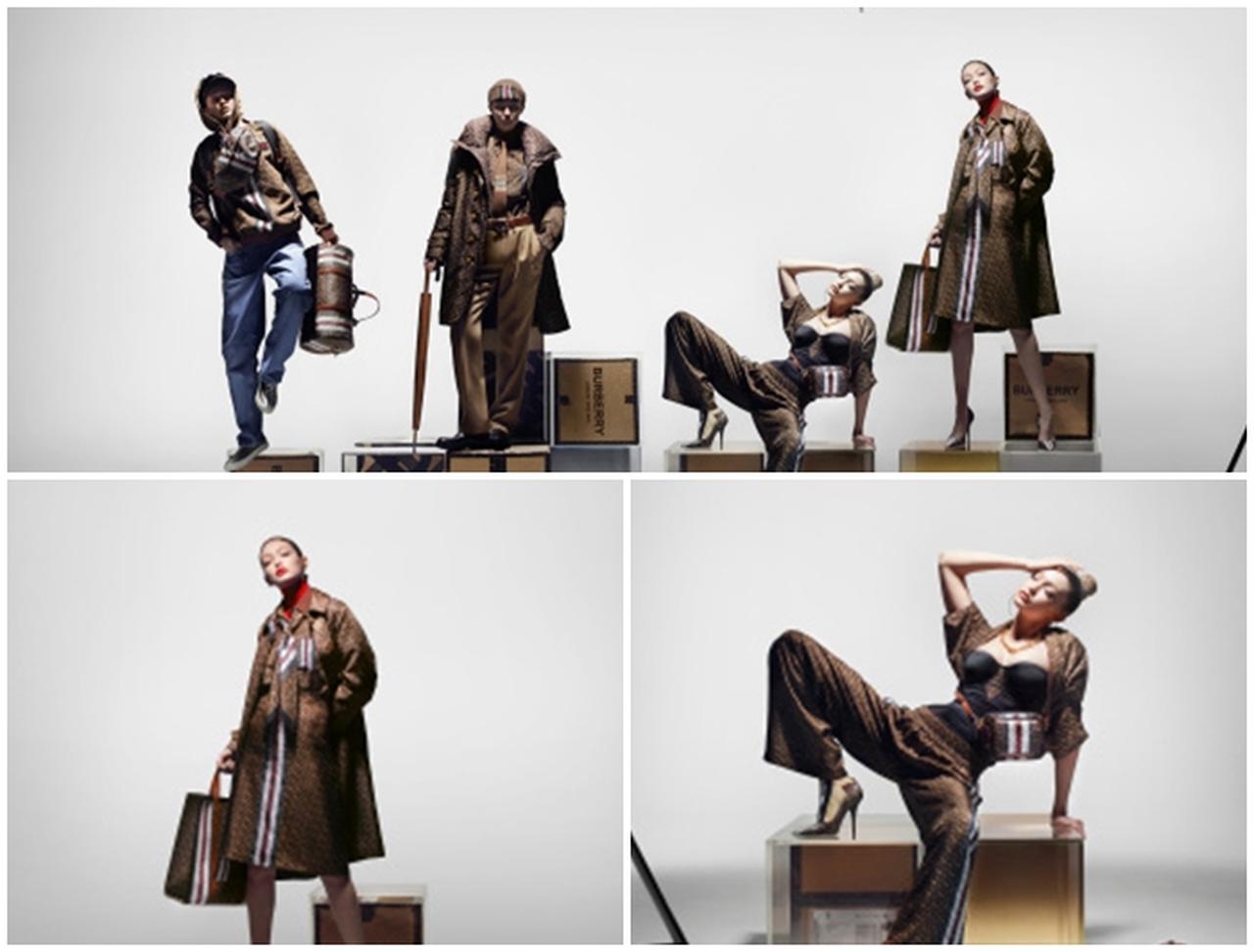 バーバリーがブランド初のモノグラムコレクションを発表、セレブもコメント