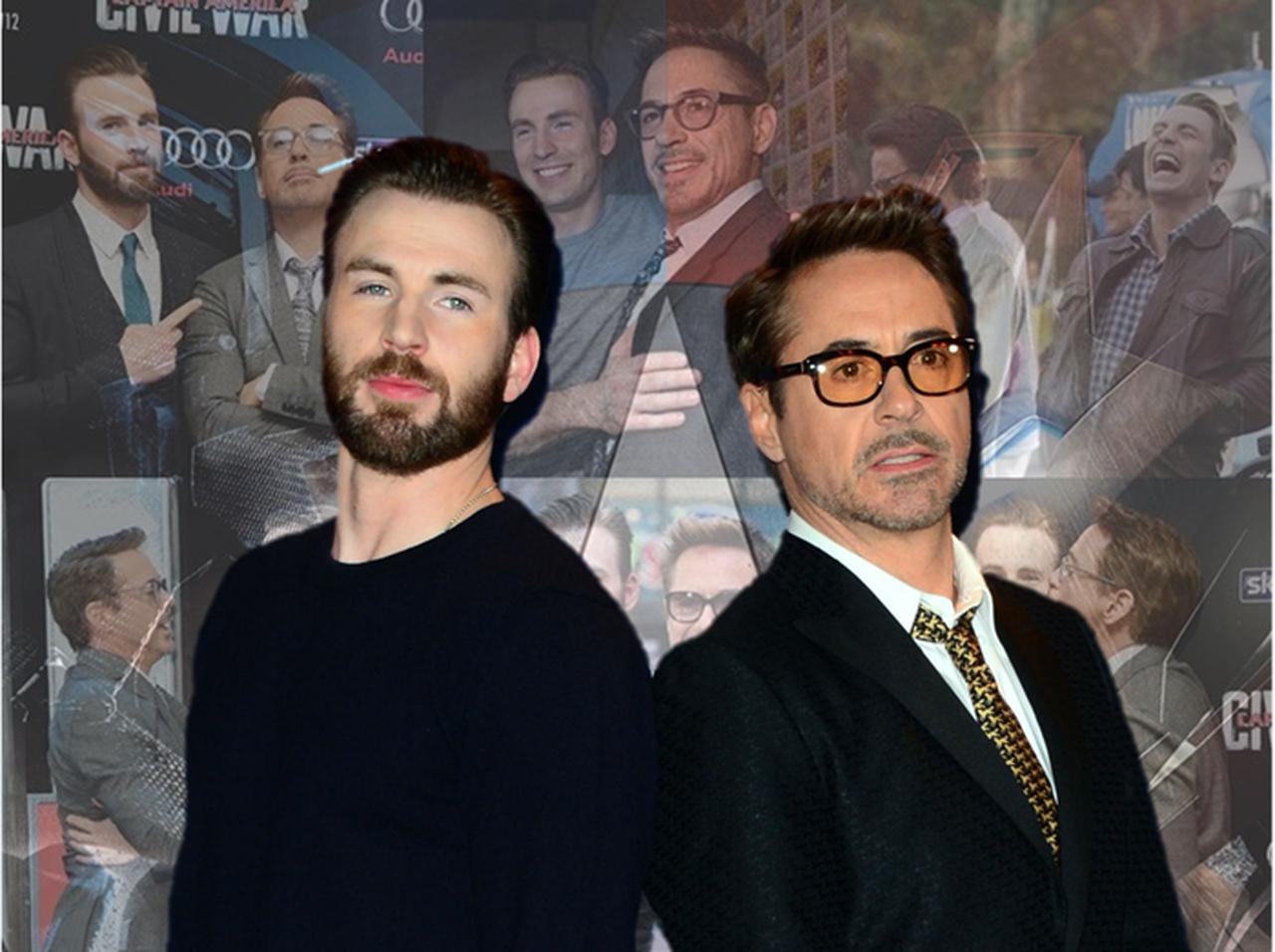 ロバート・ダウニー・Jr.とクリス・エヴァンスの「強い友情」【写真アリ】