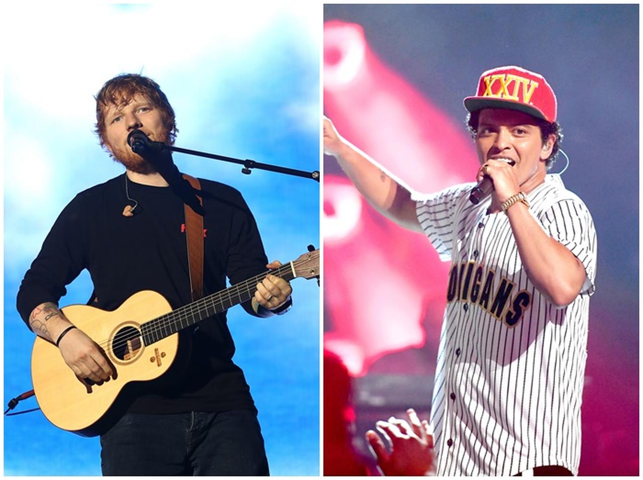 エド・シーラン、ついにブルーノ・マーズとのコラボ曲を発表か