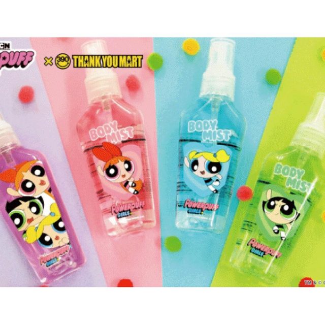 カラフル可愛い「パワーパフ ガールズ」ボディミストが390円で登場！