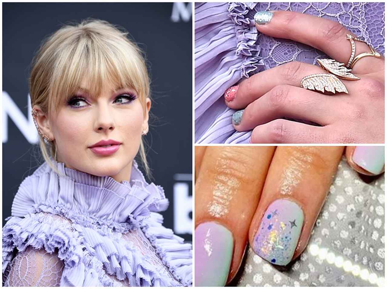 セレブも夢中!妖精の粉をかけたような「シュガーダスト・ネイル」がかわいい♡ネイルデザイン集