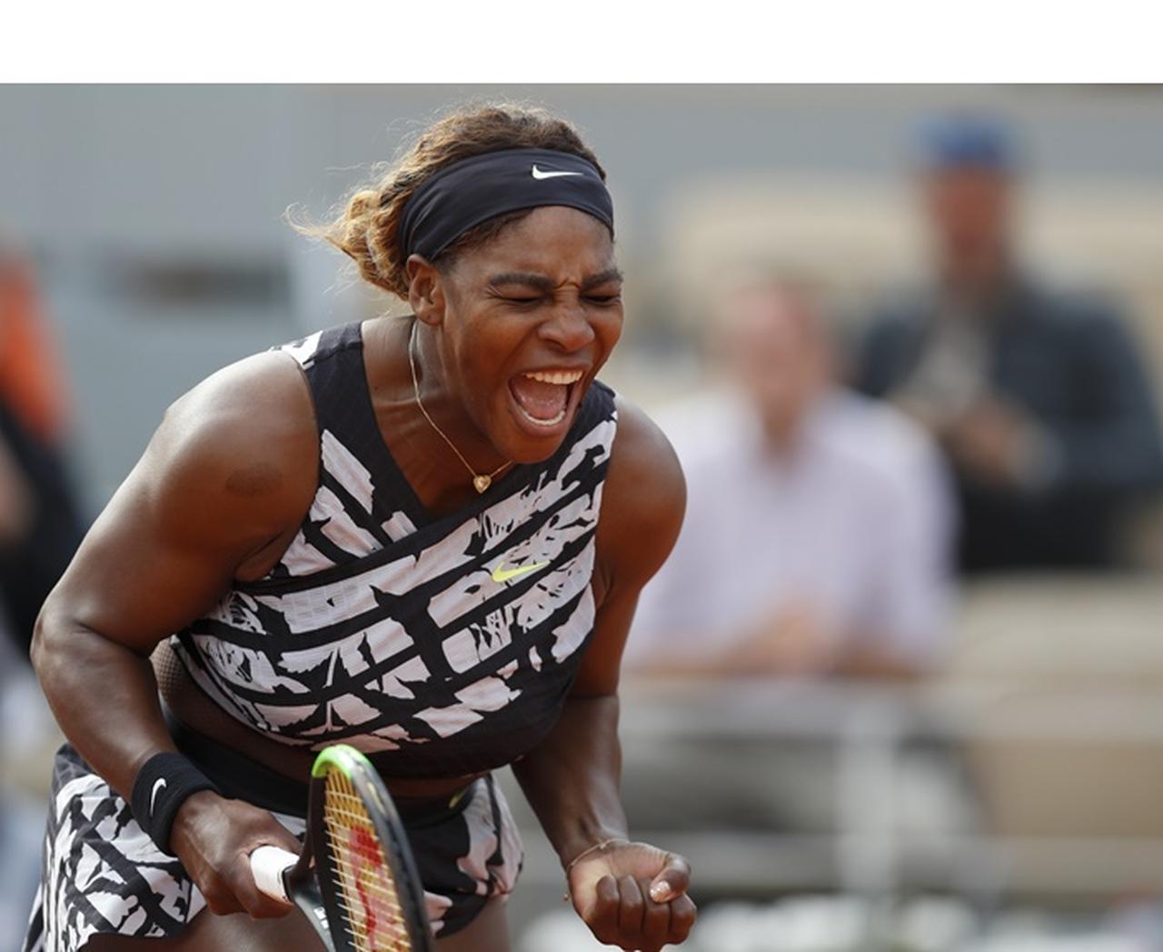 セリーナ・ウィリアムズ、全仏で着用したウェアの「模様」に隠されたメッセージ