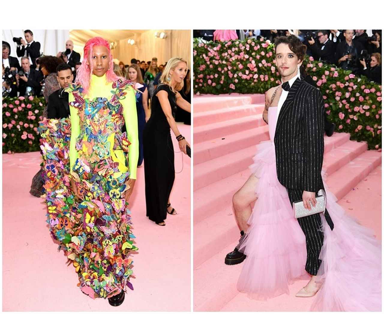 メットガラ、多くの人を魅了したジェンダーレスファッションが大人気