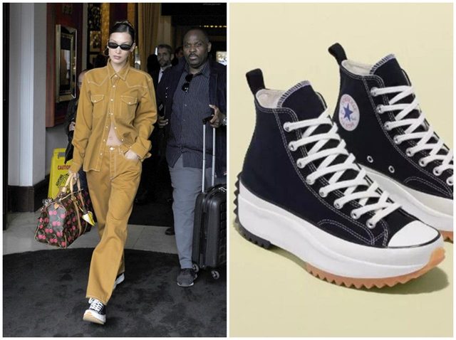 コンバース x ジェイダブリュー アンダーソンのコラボスニーカーをトップモデルがゲット