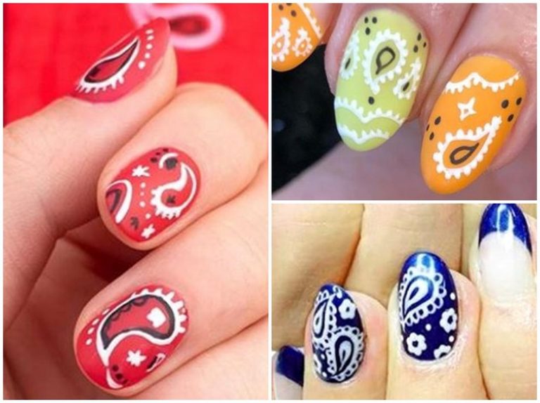 春夏の本命!セレブも大好き「バンダナ・ネイル」のデザインをチェック♡