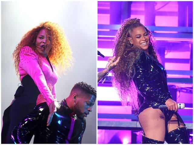 ビヨンセ、ジャネット・ジャクソンの公演ではっちゃける姿が目撃される