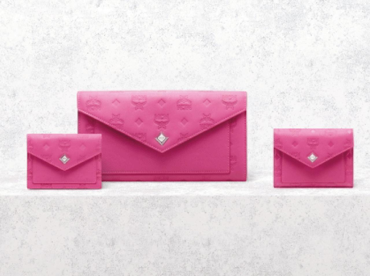 MCM、人気のラブレターラインより限定カラー「シュガーピンク」