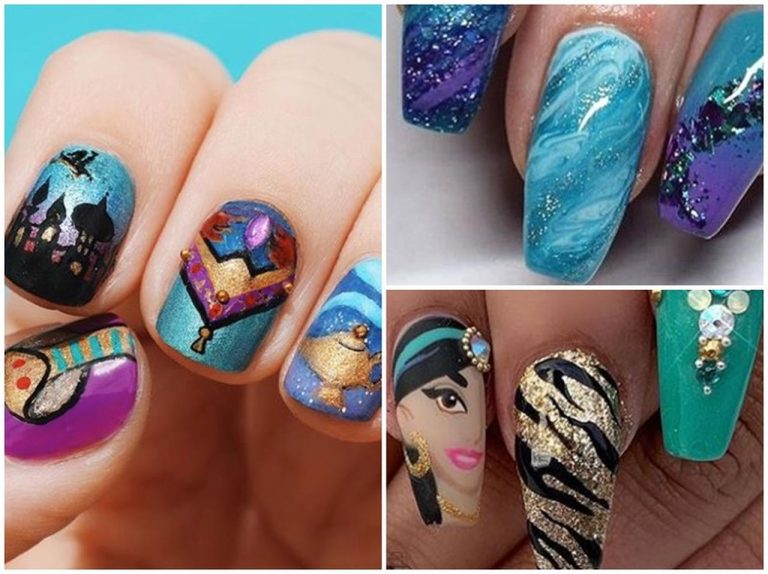 『アラジン』の世界を指先に！オシャレで気分が上がる「アラジン・ネイル」デザイン集