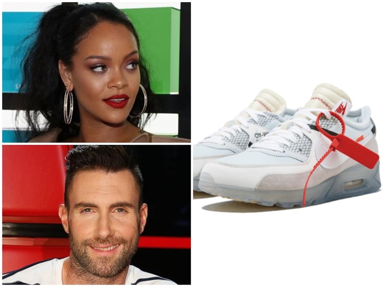 オフホワイト X ナイキ エアマックスのレアスニーカーを愛用するセレブたち