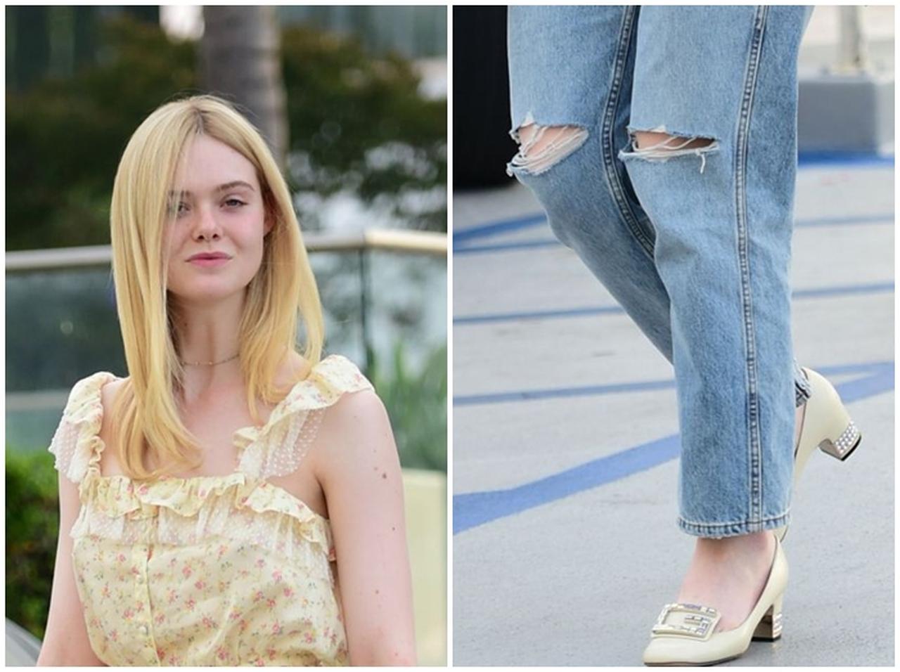 ダメージデニムの甘辛コーデを人気女優のスタイルで学ぶ