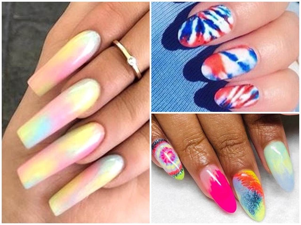 「タイダイ・ネイル」がますます豊富に♡セレブも注目のトレンドネイルをチェック