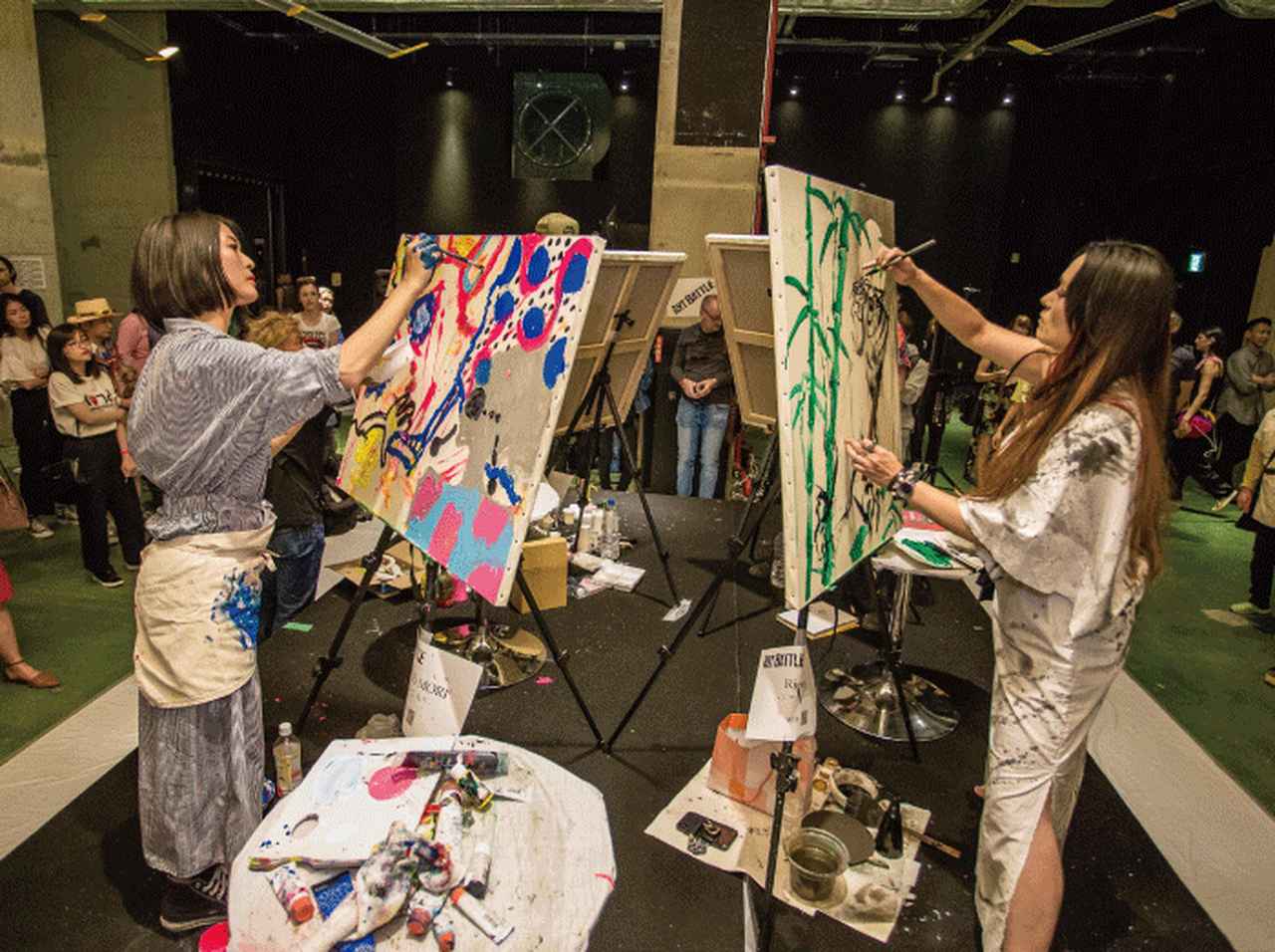 NY発祥のライブアートイベント「アート バトル ジャパン」に『ティックトック』のサポートが決定