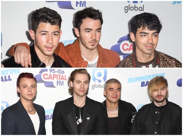 ジョナス・ブラザーズと5SOS、ティーンのハートを掴む人気バンドが初対面