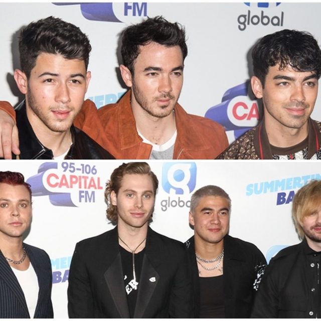 ジョナス・ブラザーズと5SOS、ティーンのハートを掴む人気バンドが初対面
