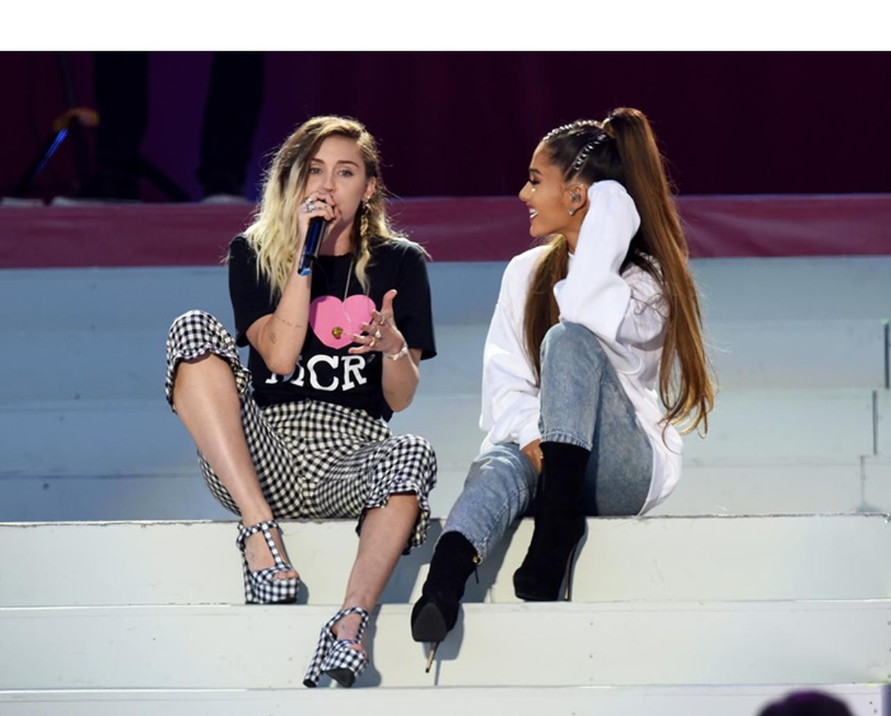 マイリー・サイラスとアリアナ・グランデが夢のコラボについて反応