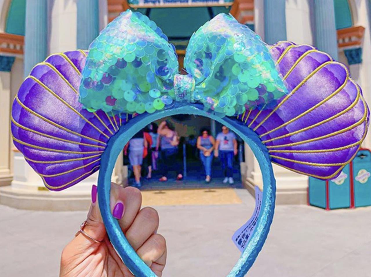 ディズニーランドの『リトル・マーメイド』貝殻カチューシャが可愛すぎる