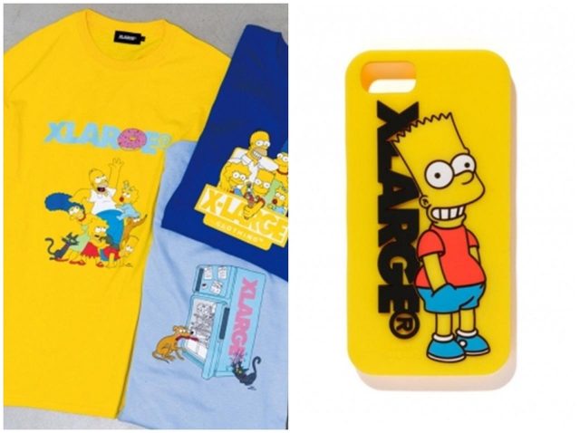 XLARGEとシンプソンズがコラボ！Ｔシャツやスマホケースが発売