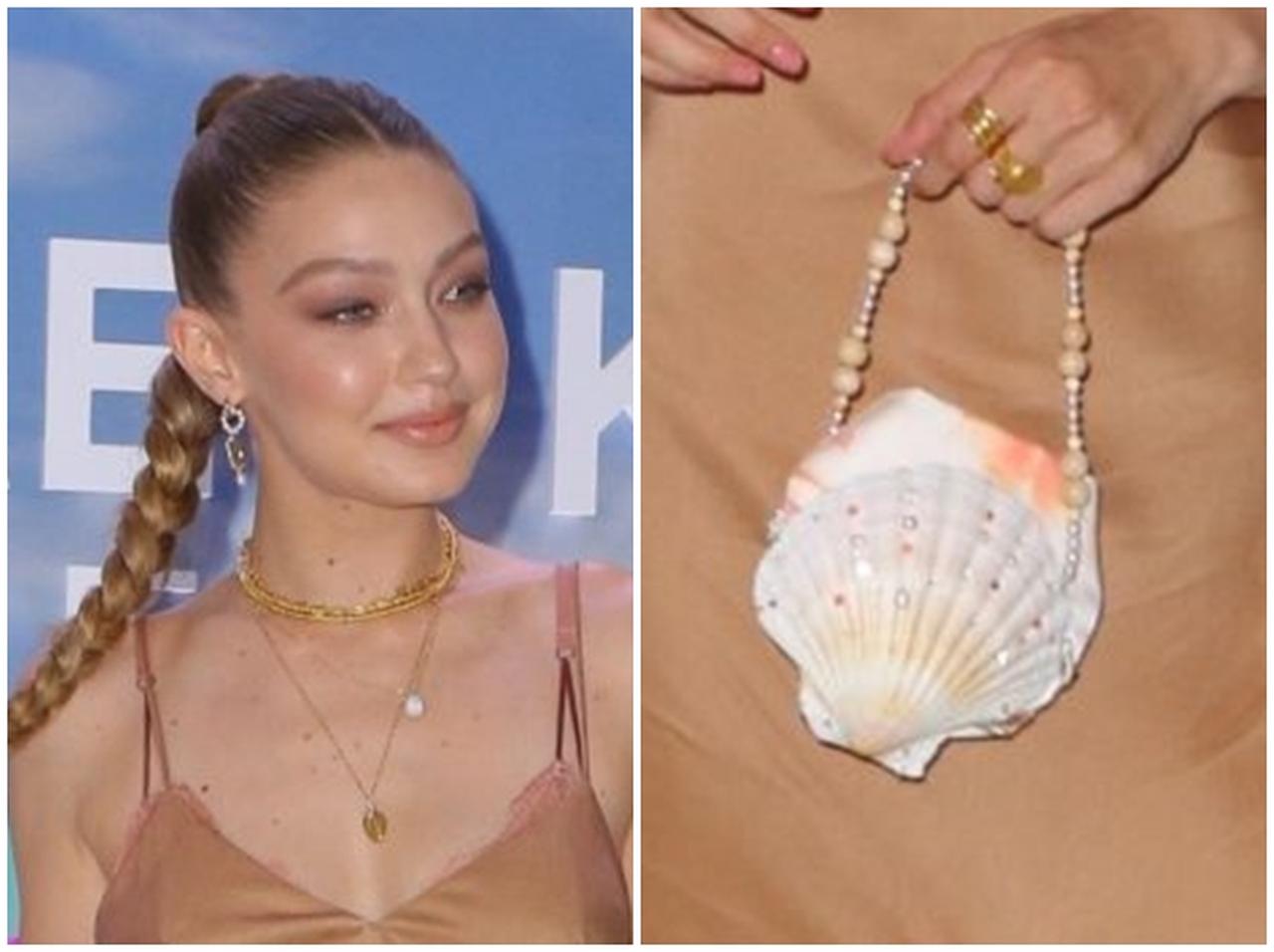 貝殻バッグでマーメイド気分♡ジジ・ハディッド愛用バッグに注目