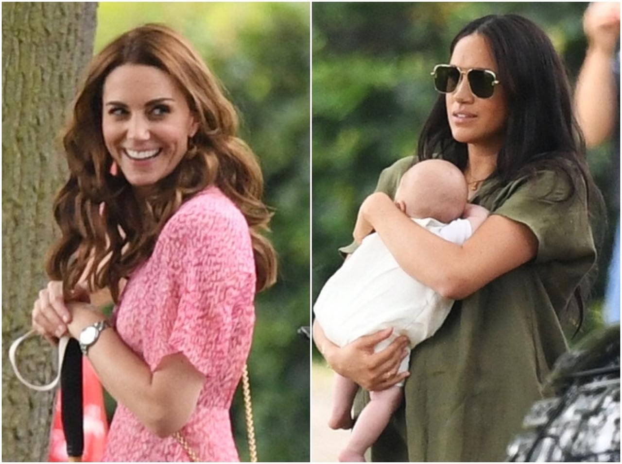 キャサリン妃＆メーガン妃、家族とのお出かけで「対照的なママコーデ」披露