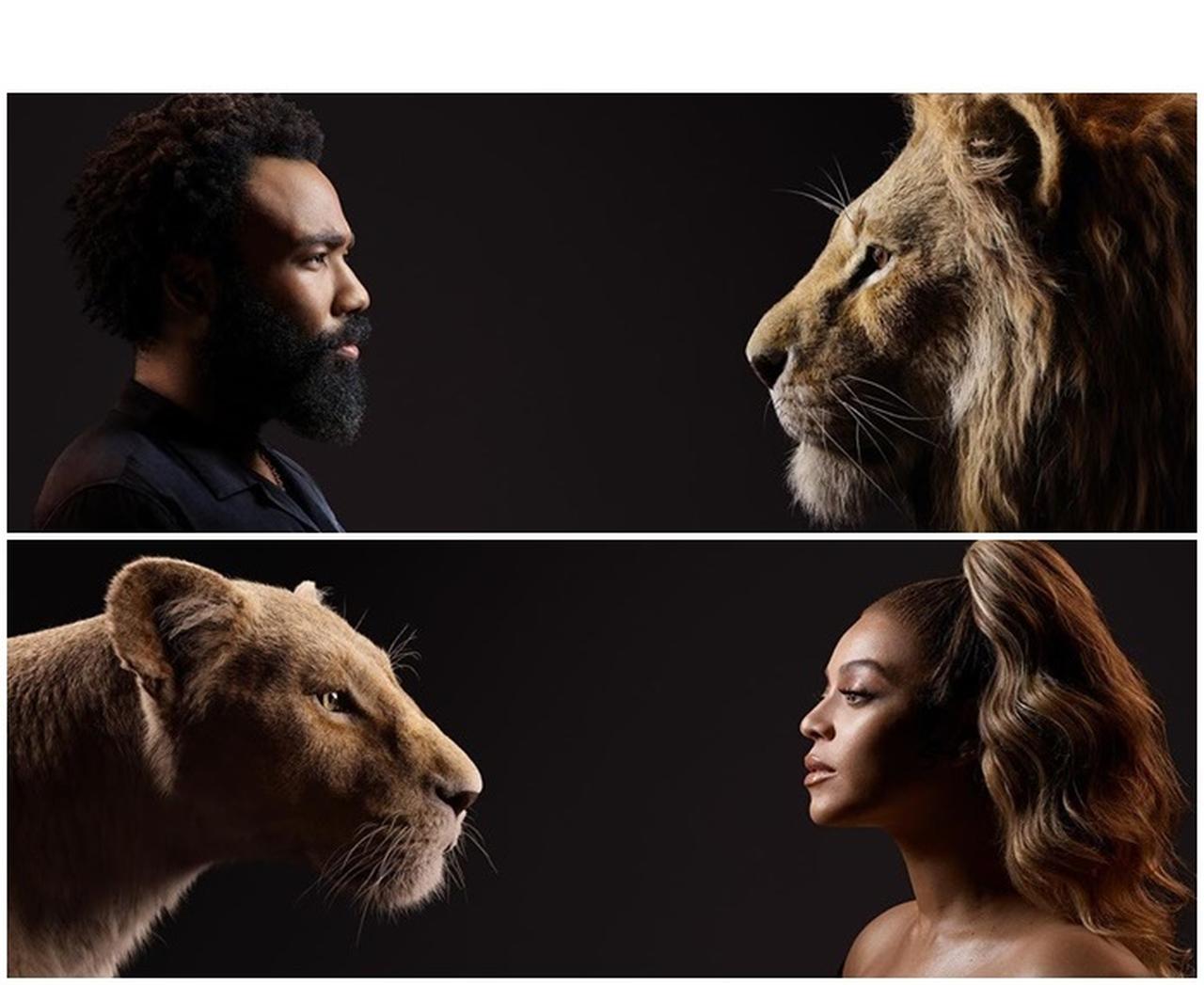 『ライオン・キング』の最新ポスターでキャラクターと声優が向き合う