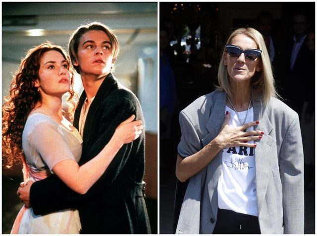 セリーヌ・ディオン、『タイタニック』のキーアイテムを身につける