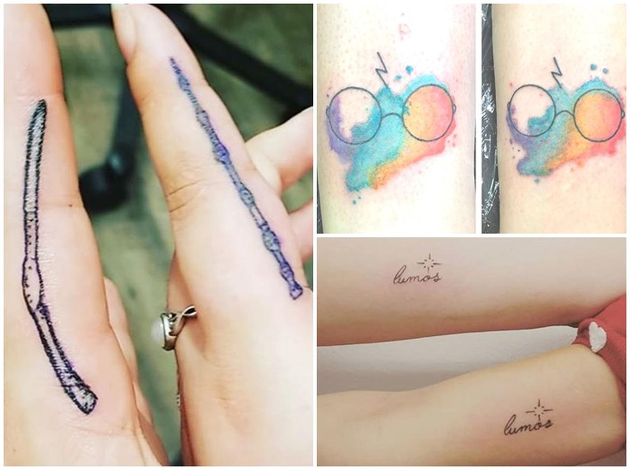 ハリー・ポッターが大好きな2人で取り入れる「ハリポタ・ペアタトゥー」