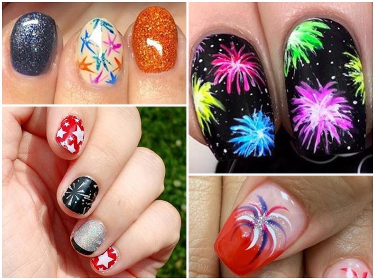 浴衣にも洋服にも合う♡海外のオシャレな「花火ネイル」をチェック