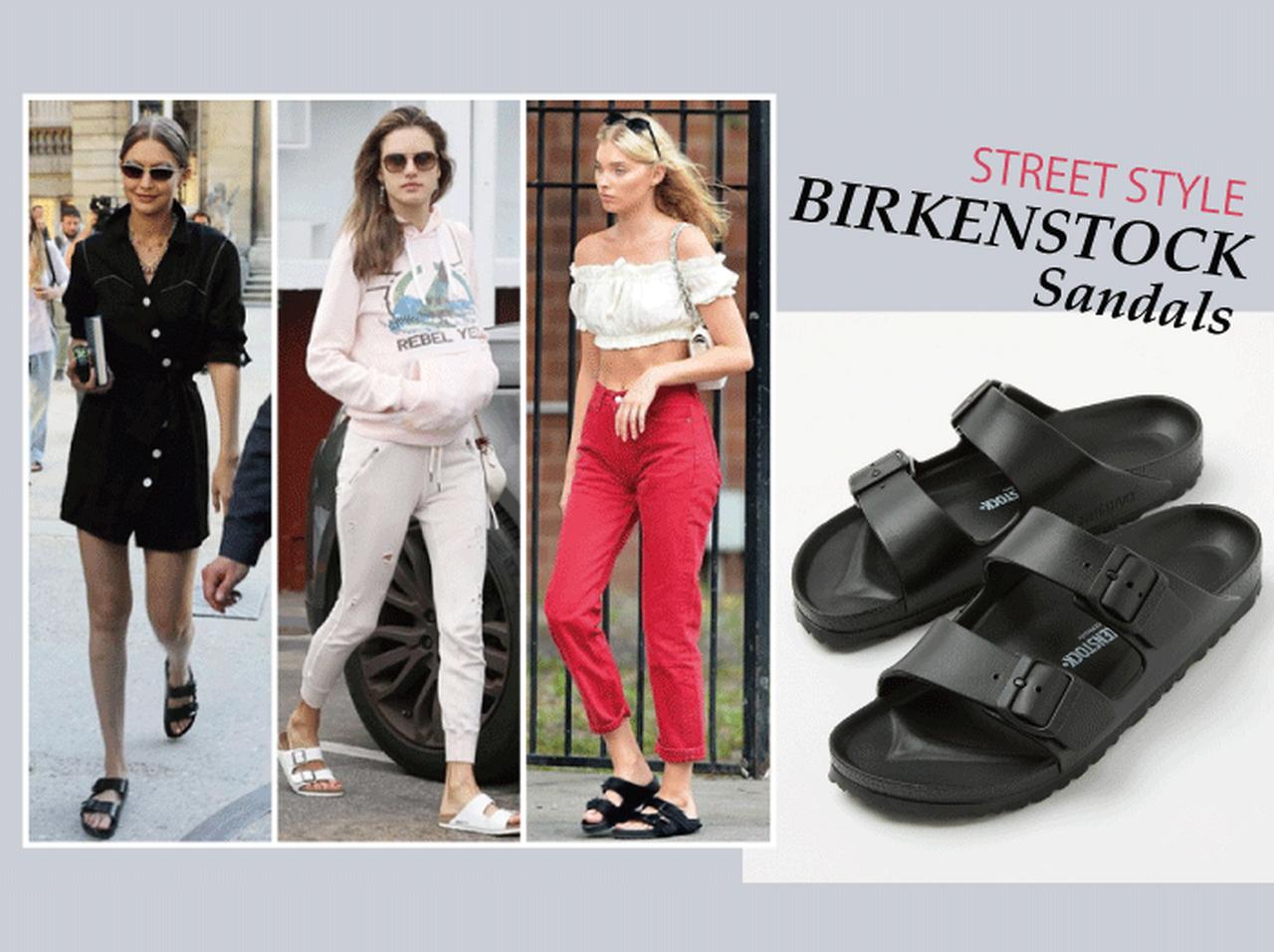 ビルケンシュトックのサンダルが、今年も旬なモデルらに人気!