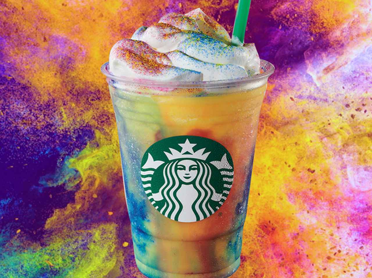 スターバックスから「タイダイ・フラペチーノ」が登場!意外にもヘルシーな味って?